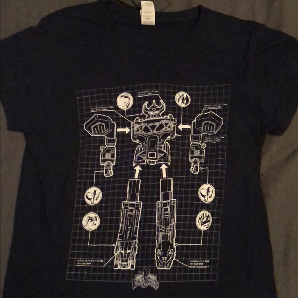 Loot crate exclusive power rangers t-shirt